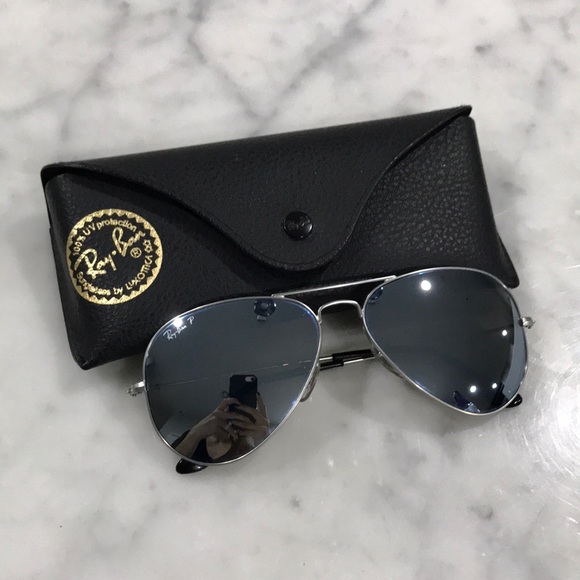Ray Ban Polarized Aviator Sunglasses main image 6